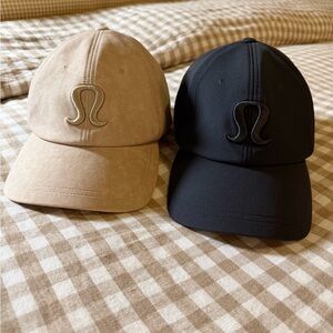 lululemon athletica Beige and Black Hat bundle